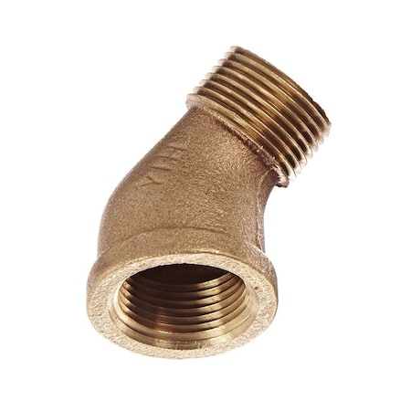 Thrifco Plumbing 1/4 45 Brass St Elbow 9317048